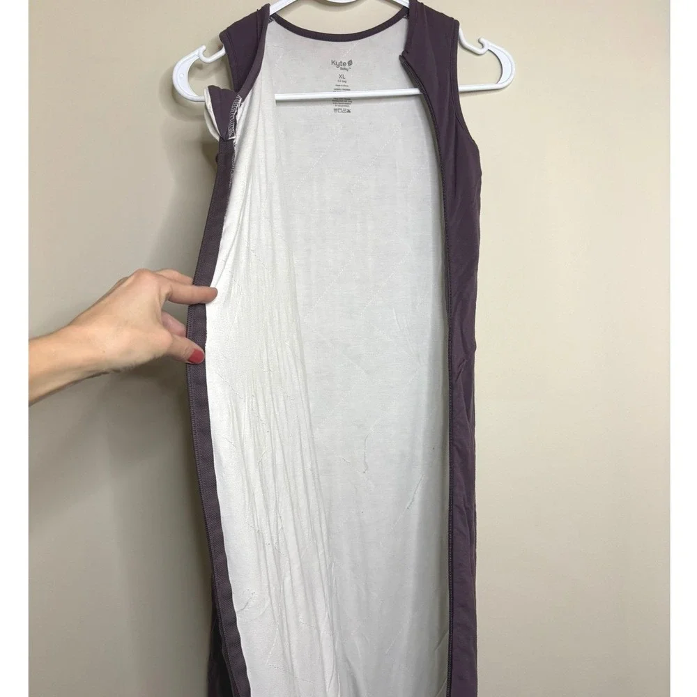 Kyte Baby Bamboo Sleep Bag 1.0 TOG Eggplant Purple XL‎ Wearable Blanket Toddler